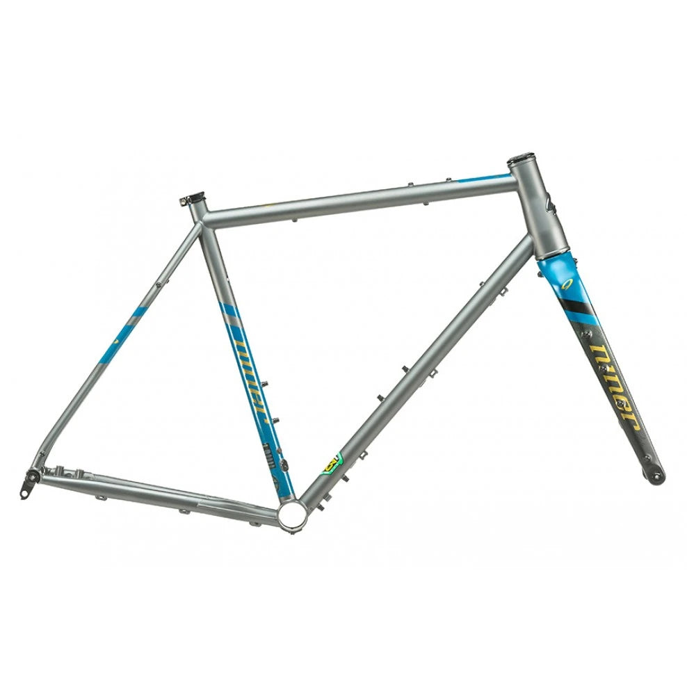 Niner RLT Steel Frameset Grey/Blue – GravelBikeShop