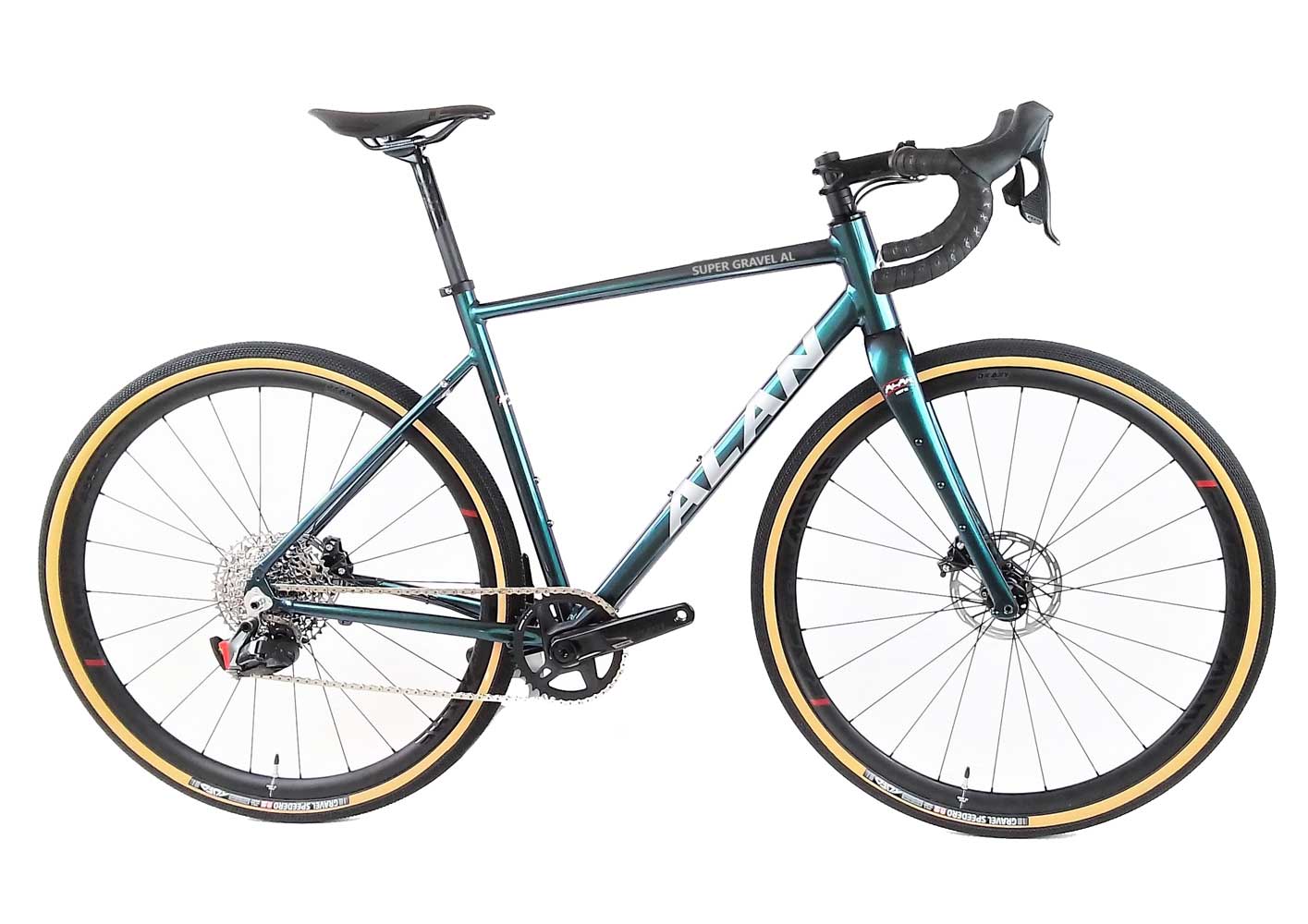 super gravel bike ALAN Super Gravel AL Gravel Bike | CVN3 GREEN PURPLE