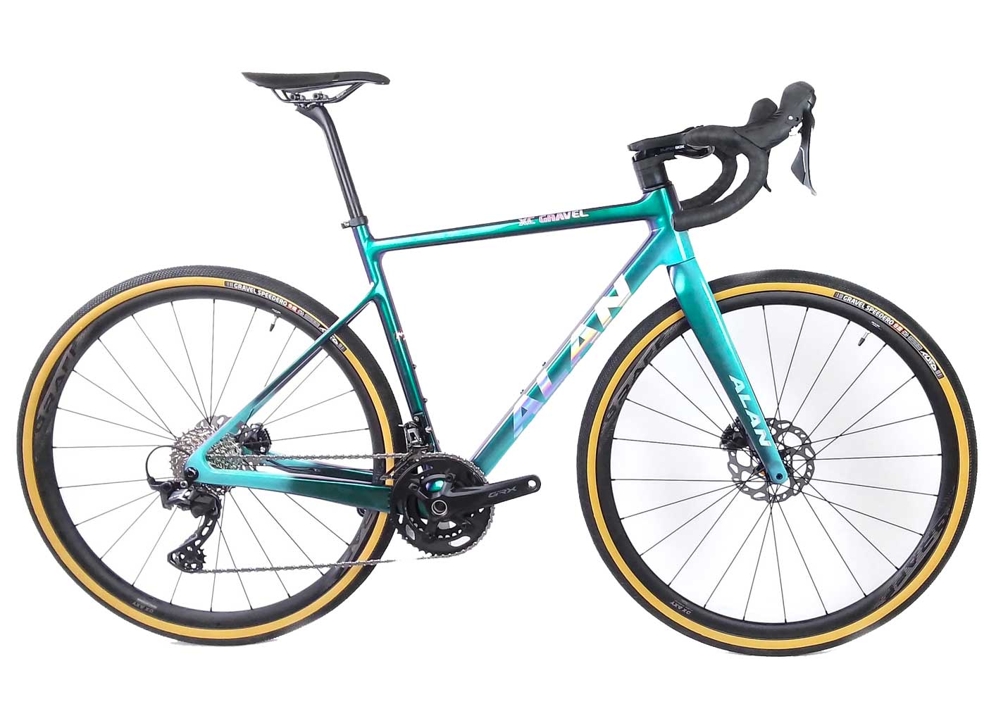 ALAN XC Gravel Carbon Modell | RC8 EMERALD PURPLE