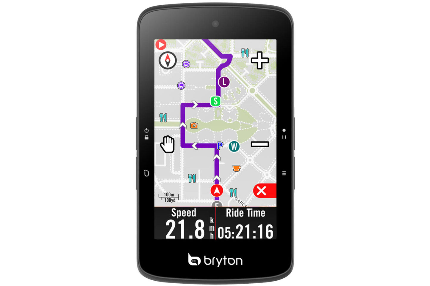 Bryton - Rider S800 T GPS Bike Computer Includes Heart Rate Strap and Cadence Sensor ANT+ / Bluetooth