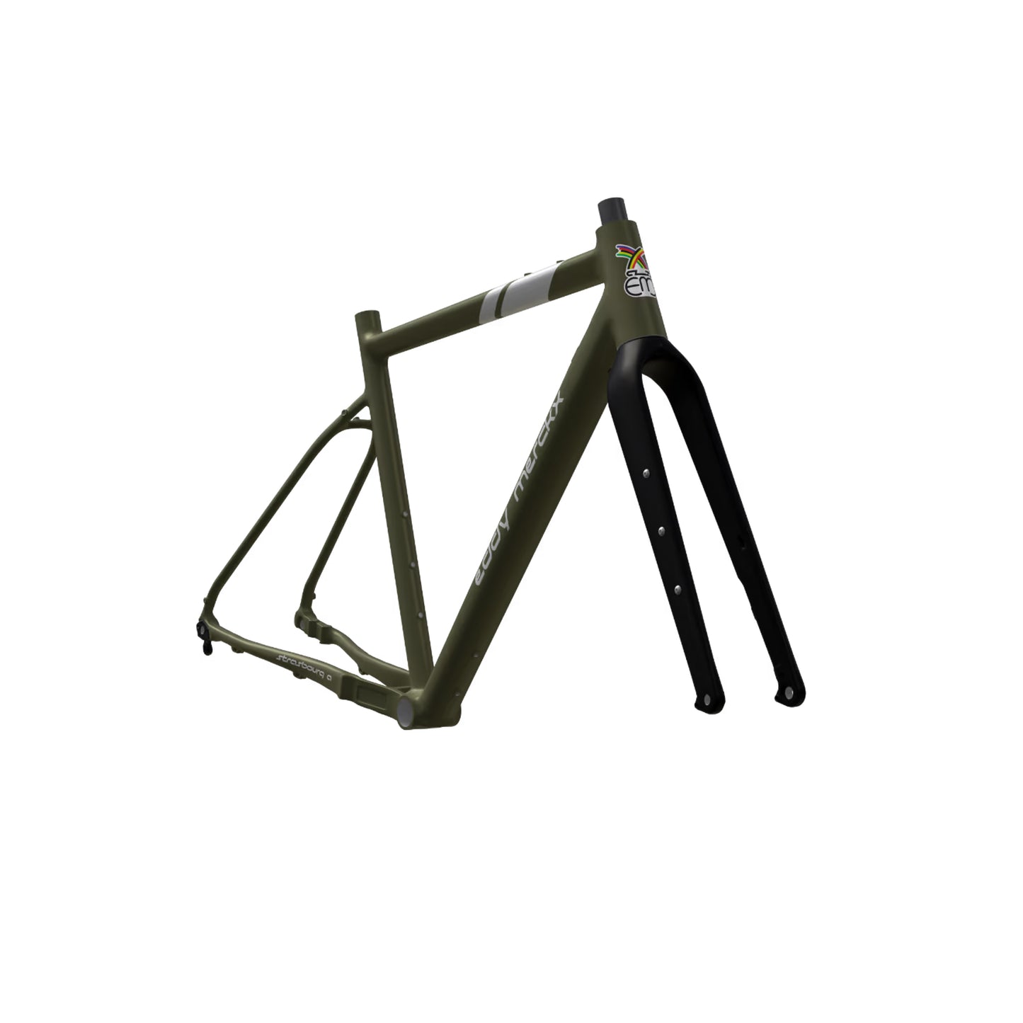 Eddy Merckx Strasbourg Aluminium Frameset | Forest Green