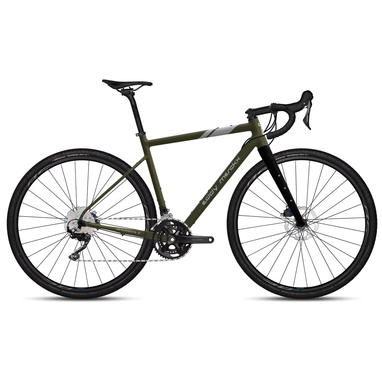 Eddy Merckx Strasbourg Aluminium Frameset | Forest Green