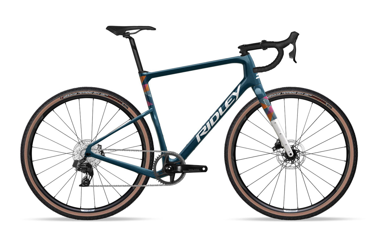 Ridley Kanzo Adventure Gravel Bike | jeans blue | Shimano GRX600 1x12sp