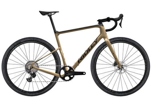 Ridley Kanzo Adventure Gravel Bike | Gold/black | Shimano GRX600 1x12sp