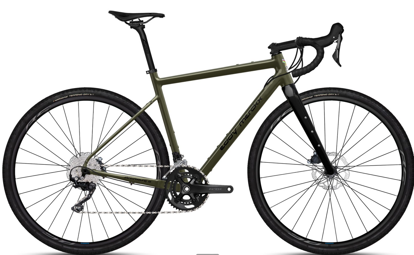 Eddy Merckx Strasbourg Aluminum Gravel Bike | green | Shimano GRX400 2x10sp