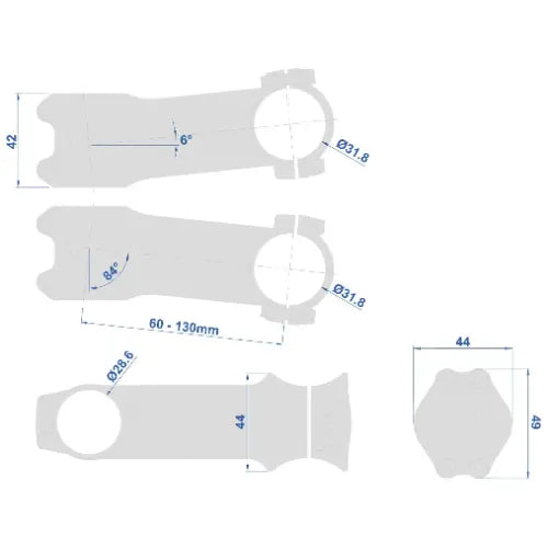 Ritchey Comp 4-Axis-44 84D Stem