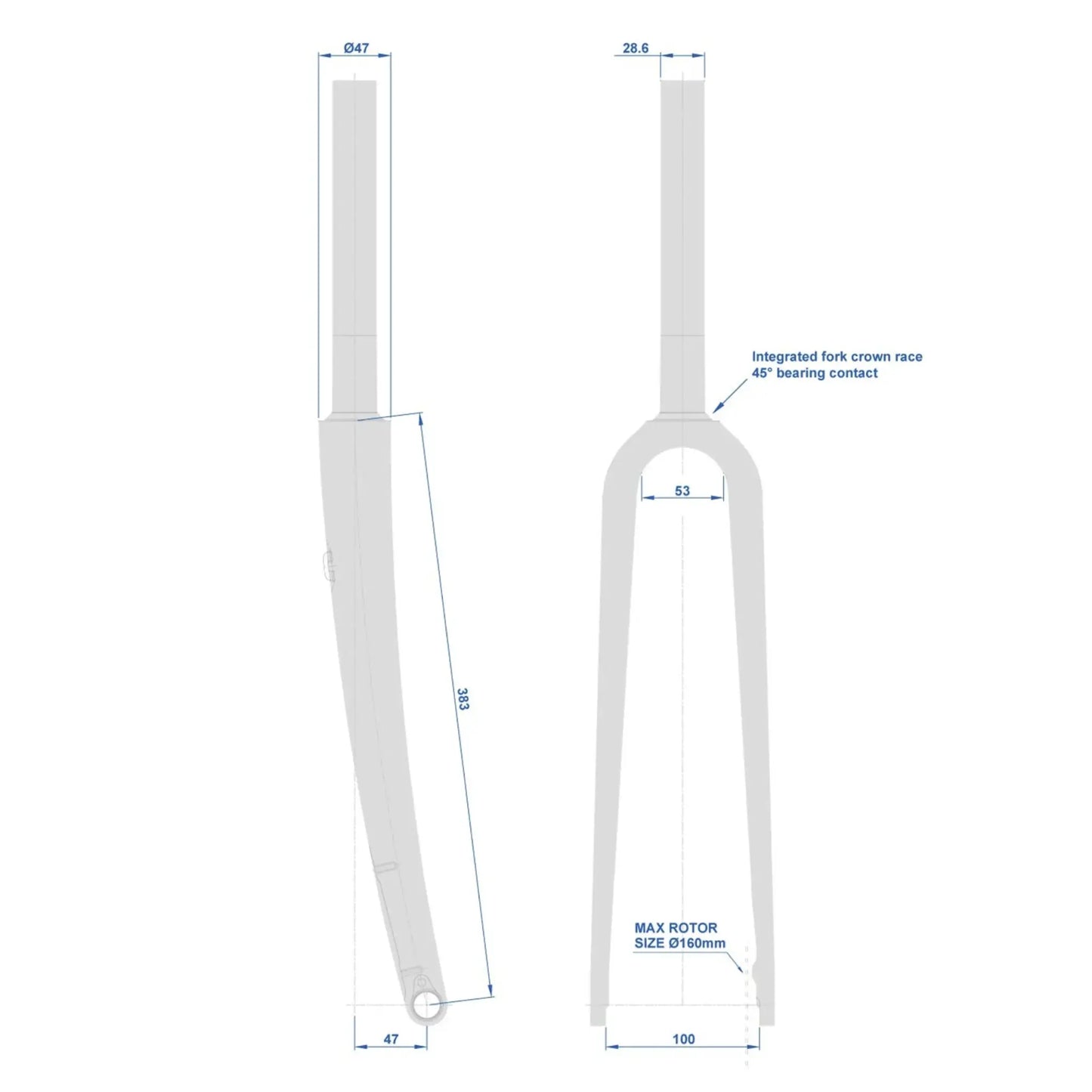 Ritchey WCS Carbon Gravel Cross Fork