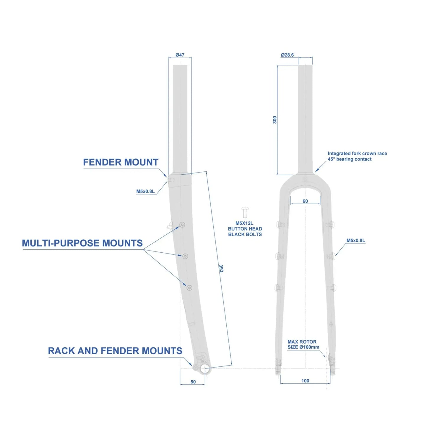 Ritchey WCS Carbon Adventure Gravel Fork