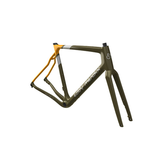 Eddy Merckx Pévèle Carbon Frameset | Green