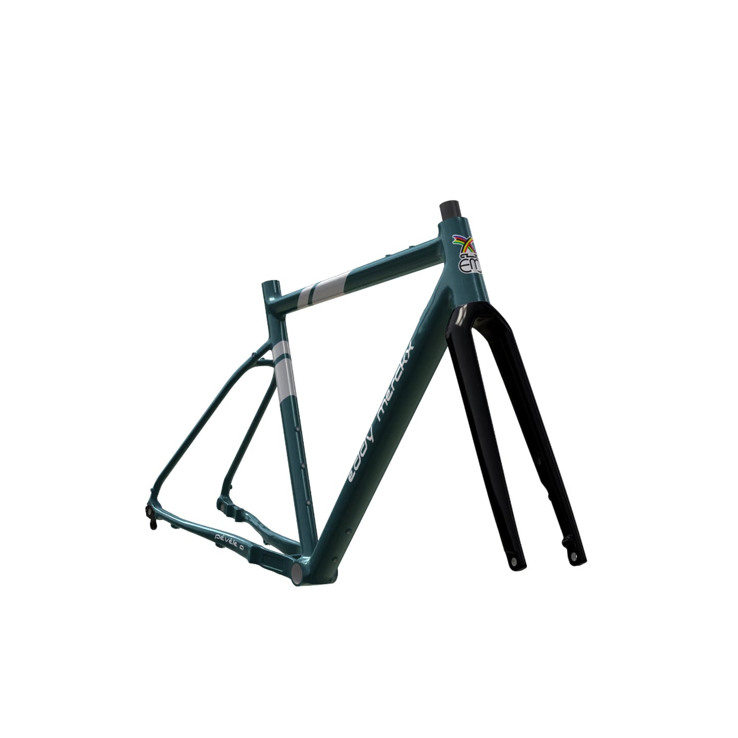 Eddy Merckx Pévèle Aluminum Frameset | Green/White