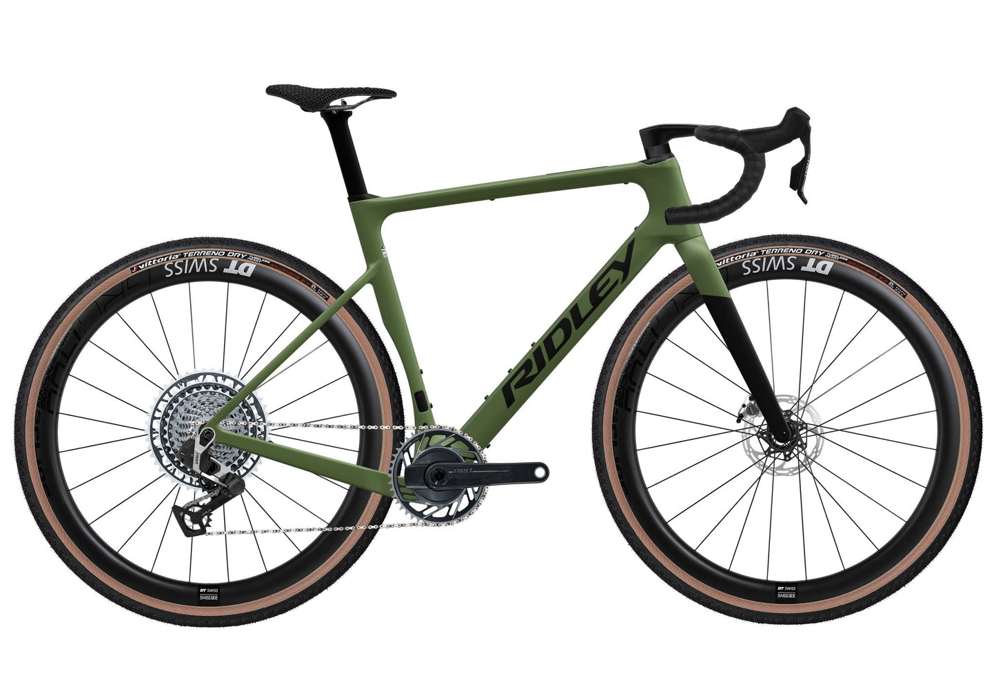 Ridley ASTR RS Gravel Bike | Crocodile Green | SRAM RED XPLR 1x13
