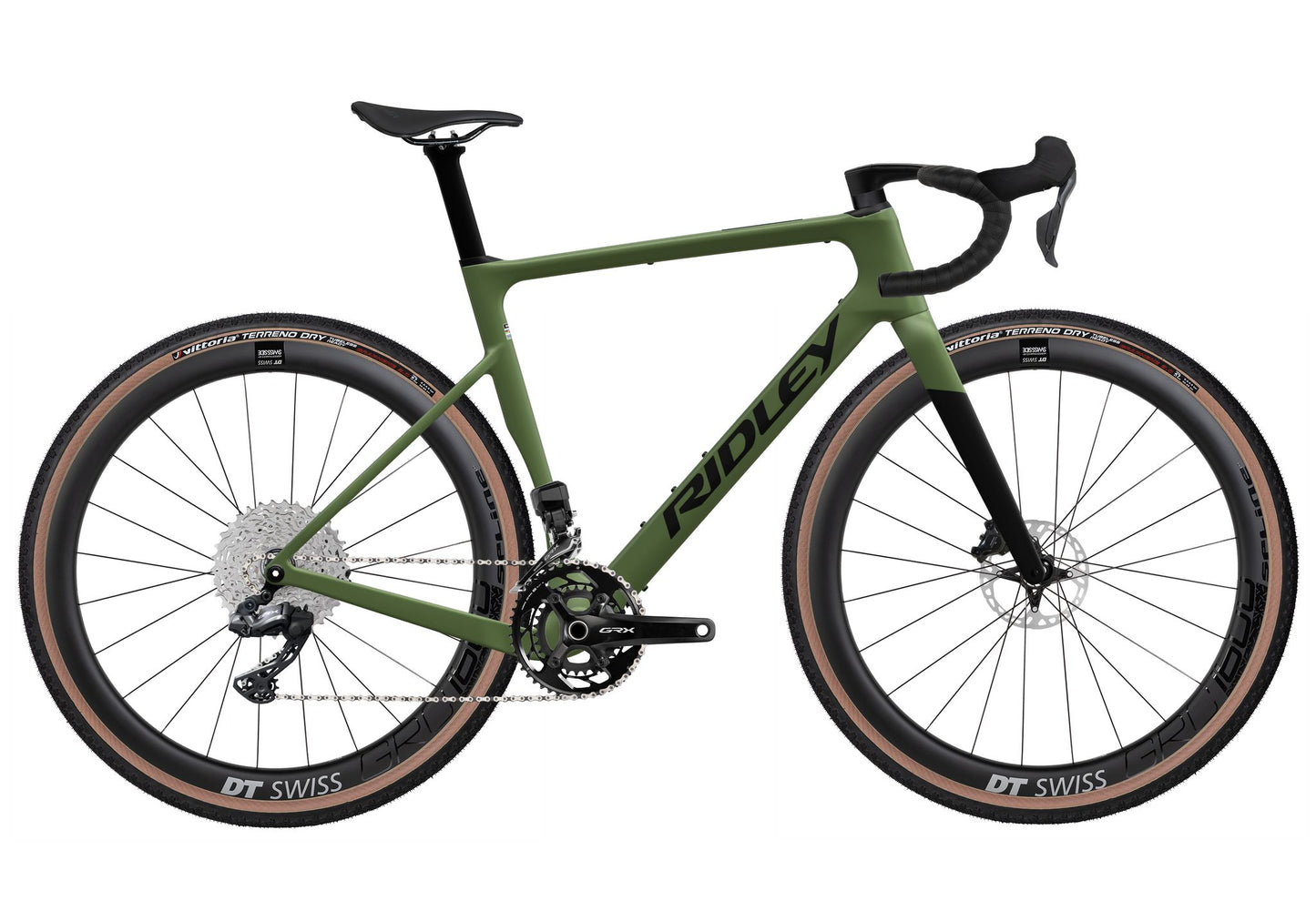 Ridley ASTR RS Gravel Bike | Crocodile Green | Shimano GRX DI2 2x12