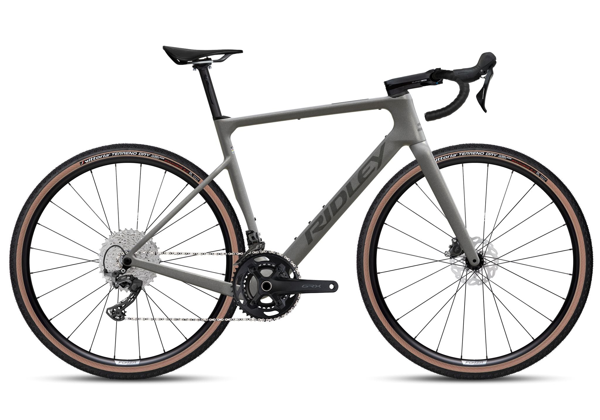 Ridley ASTR Gravel Bike | Empress Grey Metallic | GRX600 2x12
