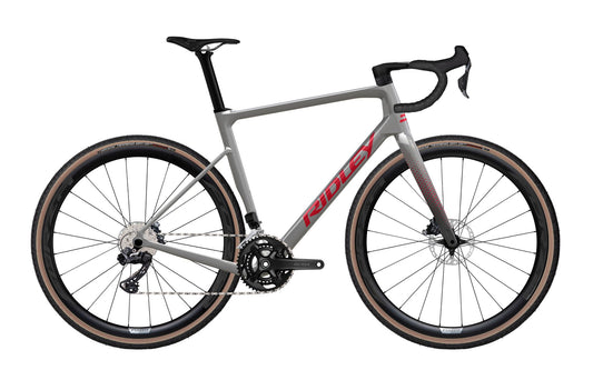 Ridley GRIFN RS Gravel Bike | silver | Shimano GRX800 DI2 2x12