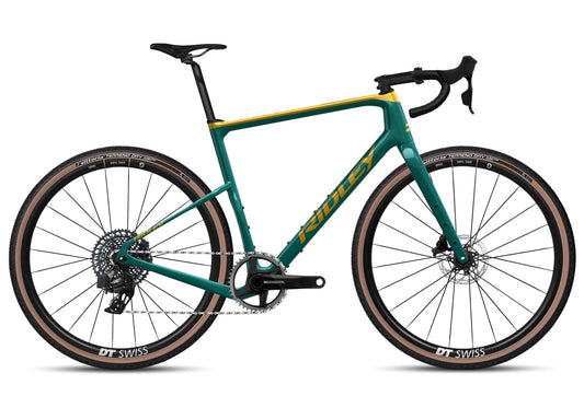 Ridley Kanzo Adventure Gravel Bike | green/yellow | SRAM Force XPLR 1x12sp