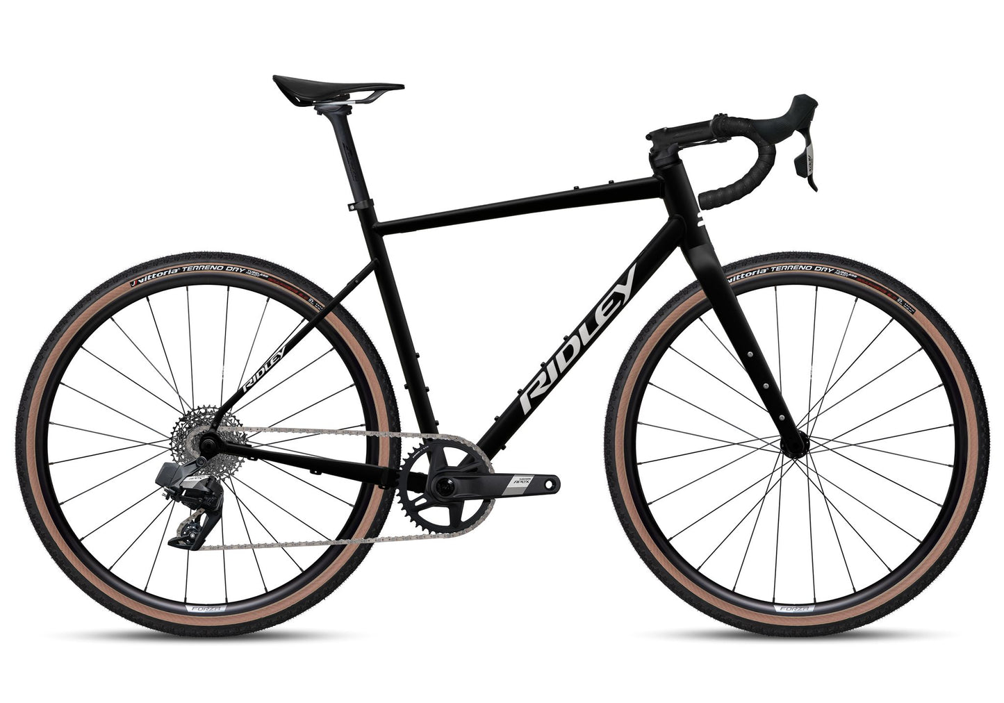 Ridley Kanzo Adventure Alu Gravel Bike | black | SRAM Apex XPLR AXS 1x12sp