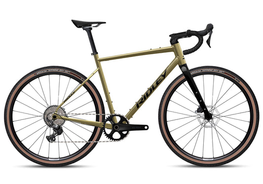 Ridley Kanzo Adventure Alu Gravel Bike | bronze green | Shimano GRX 600 1x12sp