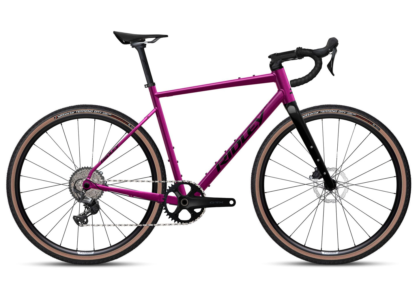 Ridley Kanzo Adventure Alu Gravel Bike | Jazzberry Jam Metallic | Shimano GRX 600 1x12sp