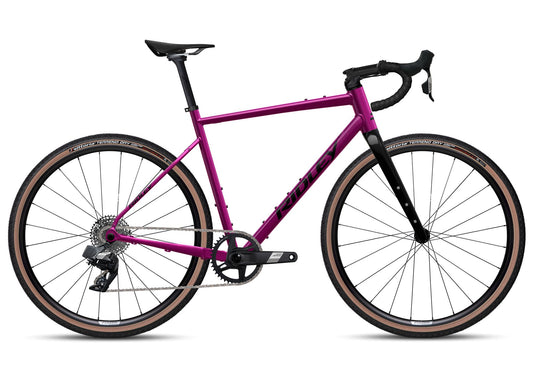 Ridley Kanzo Adventure Alu Gravel Bike | Jazzberry Jam Metallic | SRAM Apex XPLR AXS 1x12sp