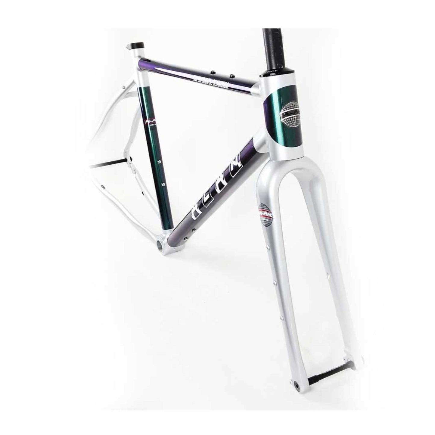 ALAN Super Gravel Scandium Frameset | NGS2 Green/Purple