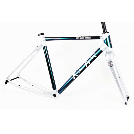 ALAN Super Gravel Scandium Frameset | NGS2 Green/Purple