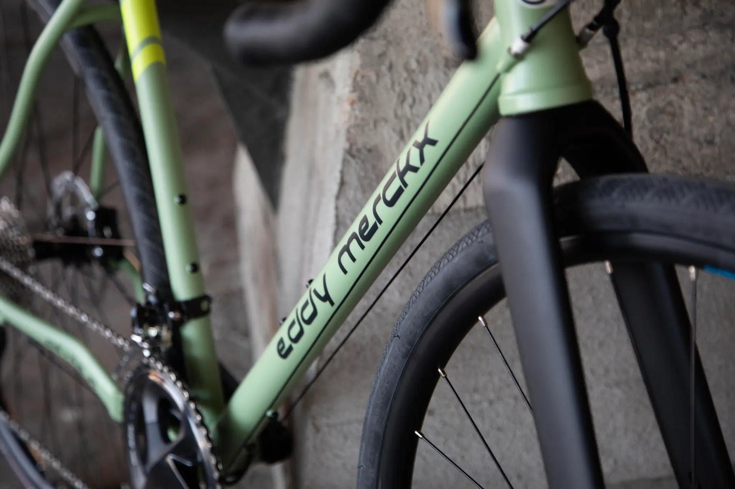 Eddy Merckx Pévèle Steel Frameset | Green