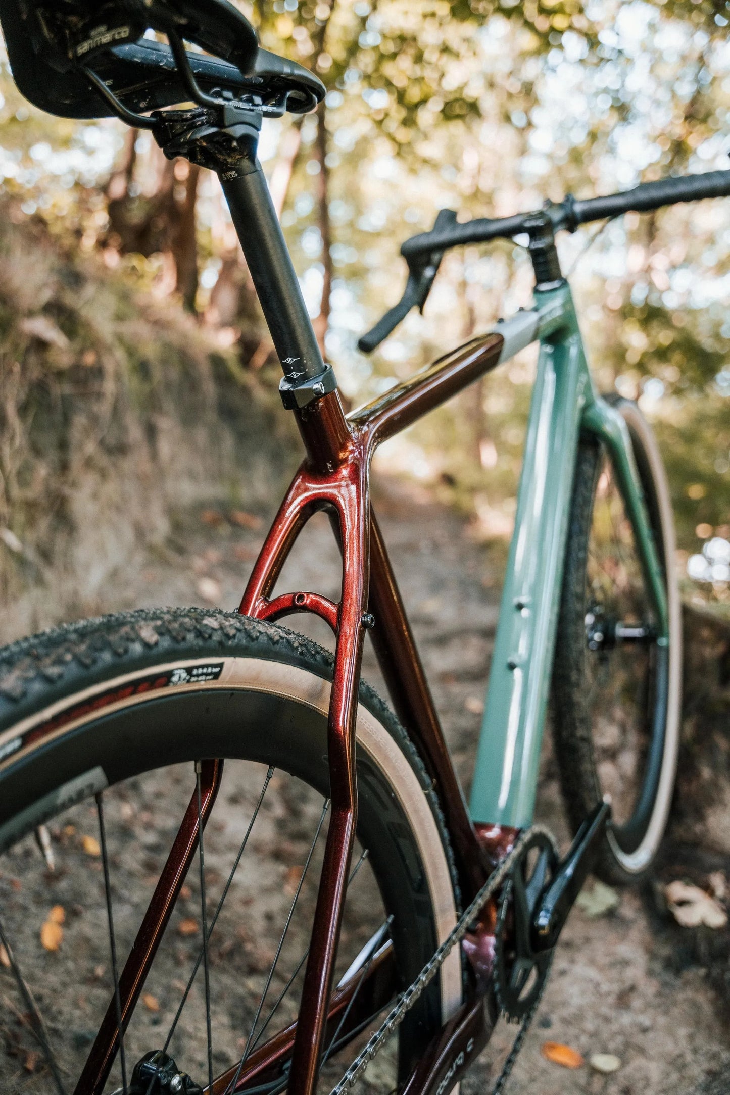 Eddy Merckx Strasbourg Carbon Frameset | Green/Red