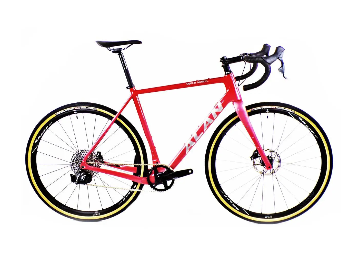 ALAN Super Gravel Carbon Frameset | SG5 Red Fade