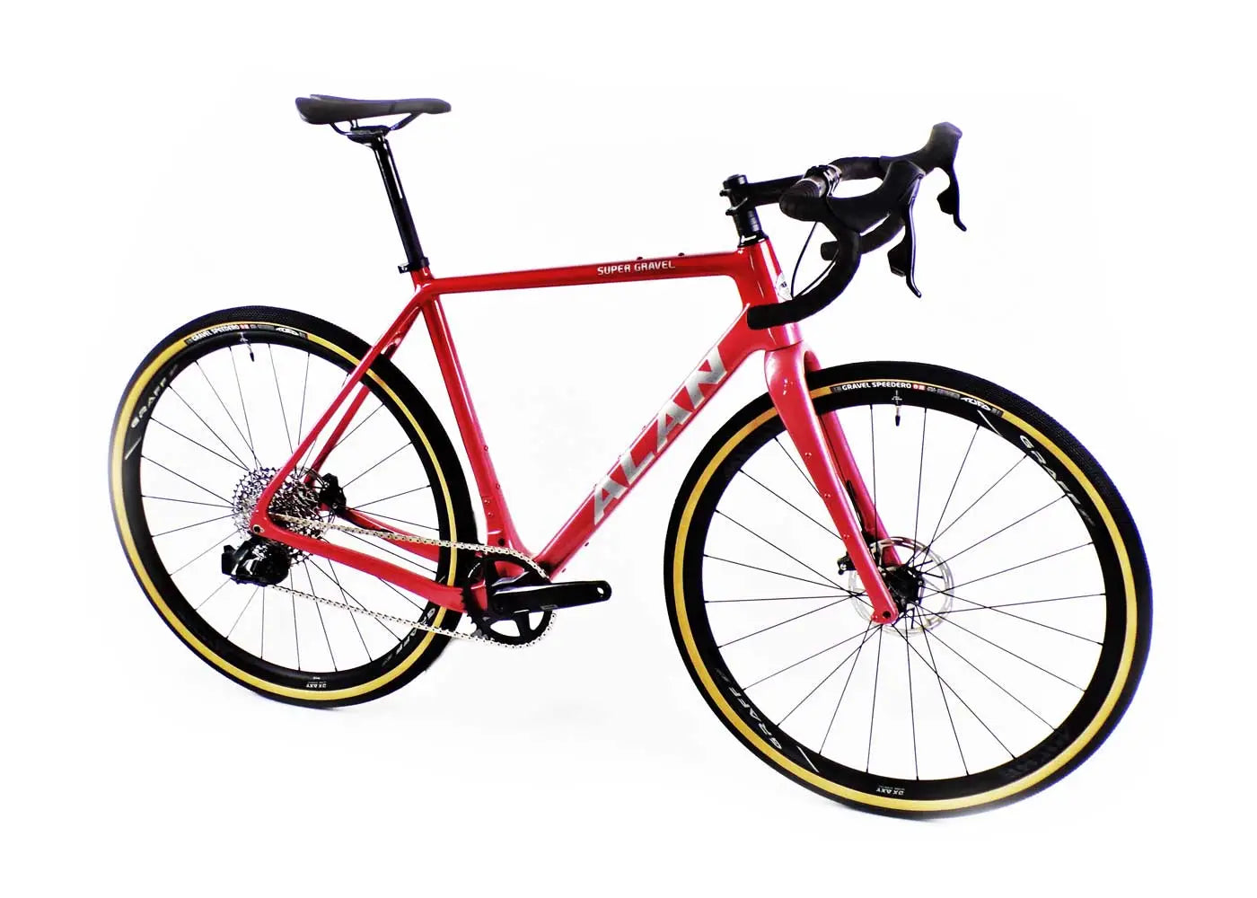 ALAN Super Gravel Carbon Frameset | SG5 Red Fade