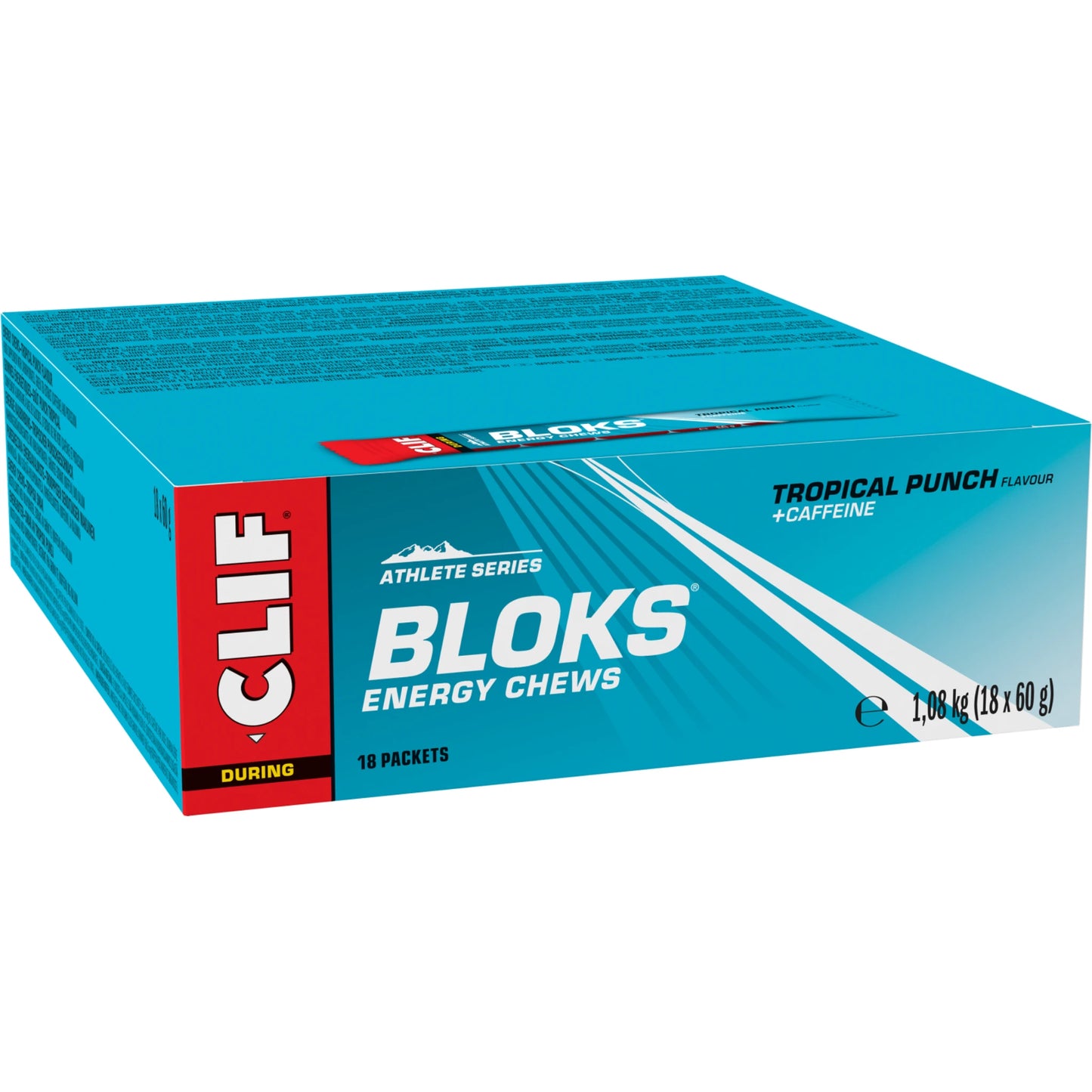 Clif Bar Bloks Energy Chews | Tropical Punch + Caffeine