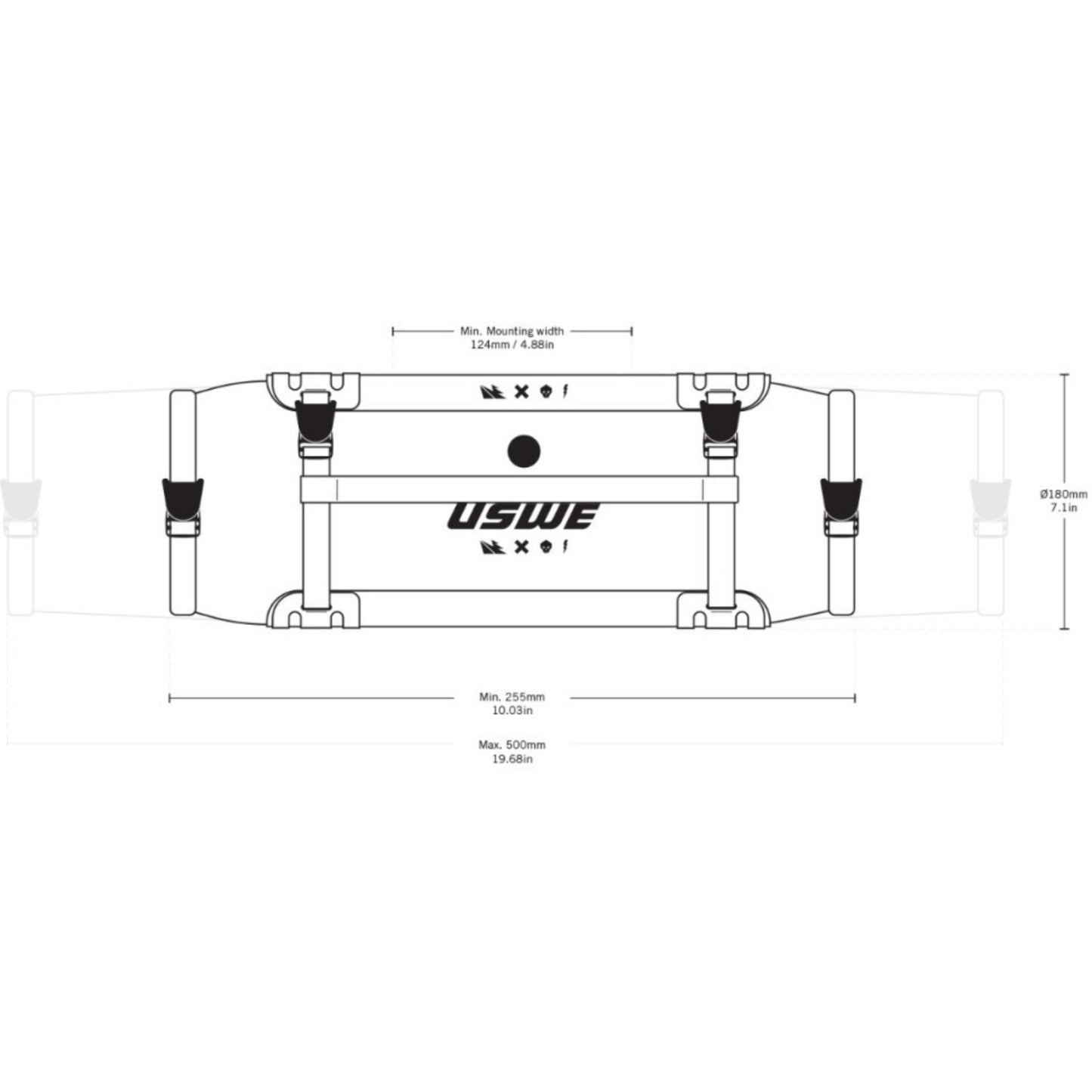 USWE Handlebar Bag With Holster