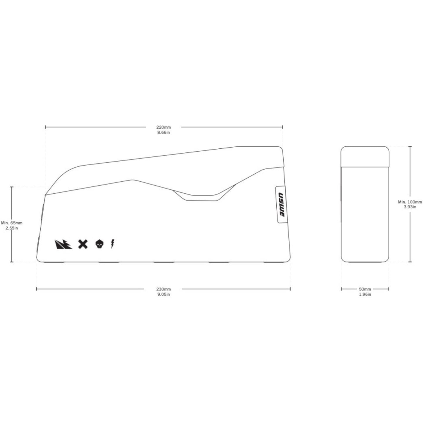 USWE Top Tube Bag Magnetic