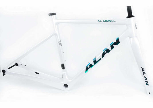 ALAN XC Gravel Carbon Frameset | RC7 white