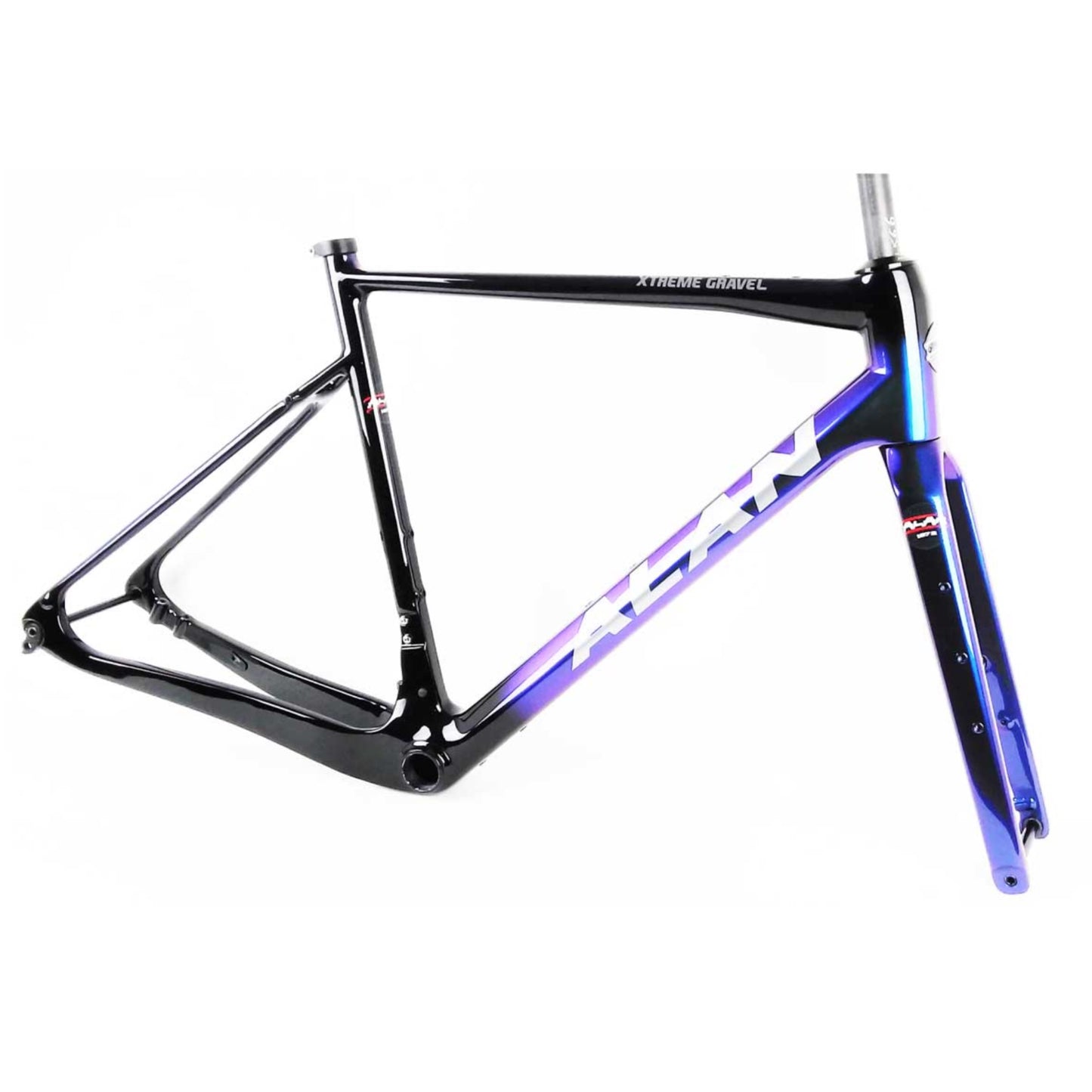 ALAN Xtreme Gravel Carbon Bike | XG5 Blue/Purple | Rival AXS XPLR 1x12 Speed