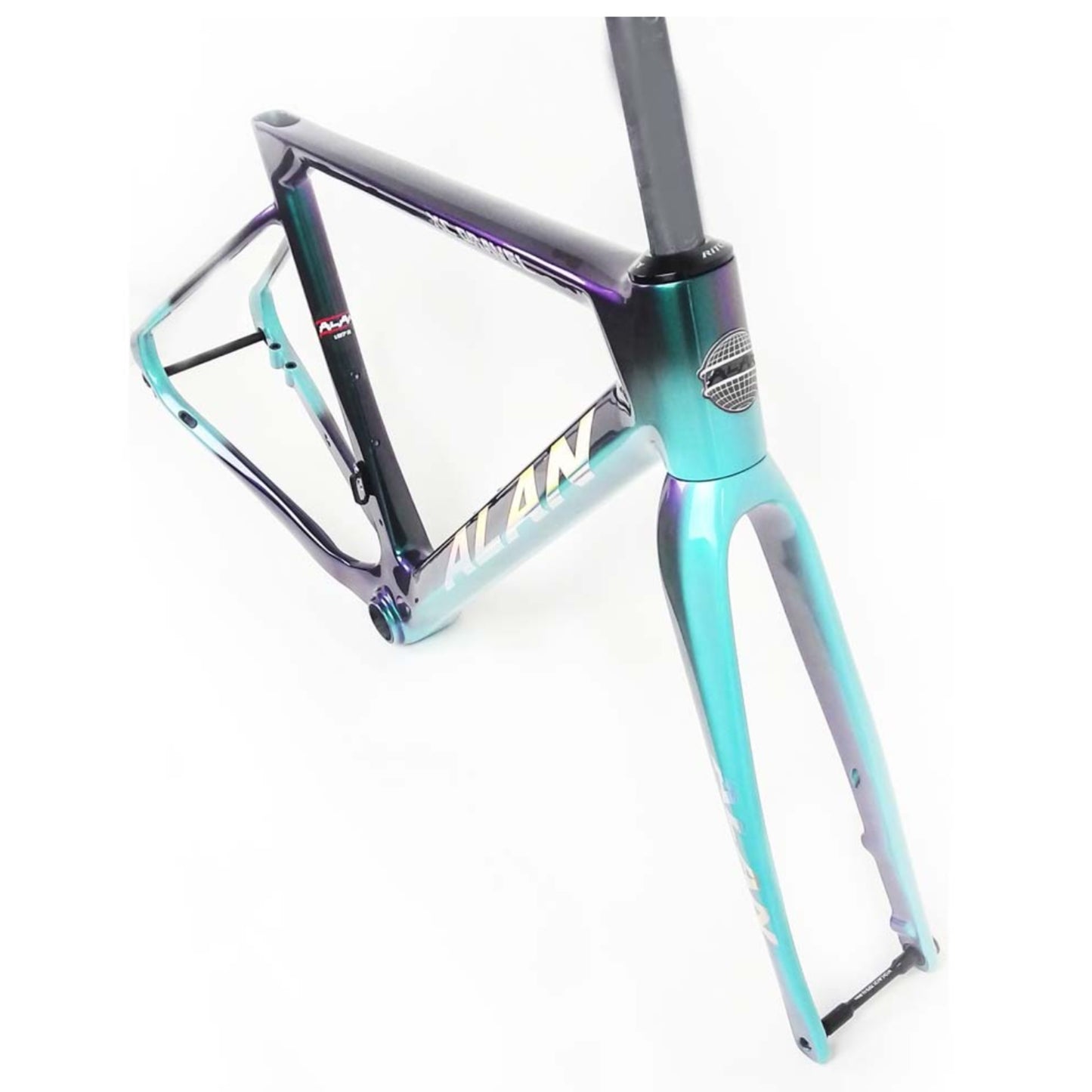 ALAN XC Gravel Carbon | XCG1 Green Purple/Turquoise | Rival XPLR AXS 1x12 Speed