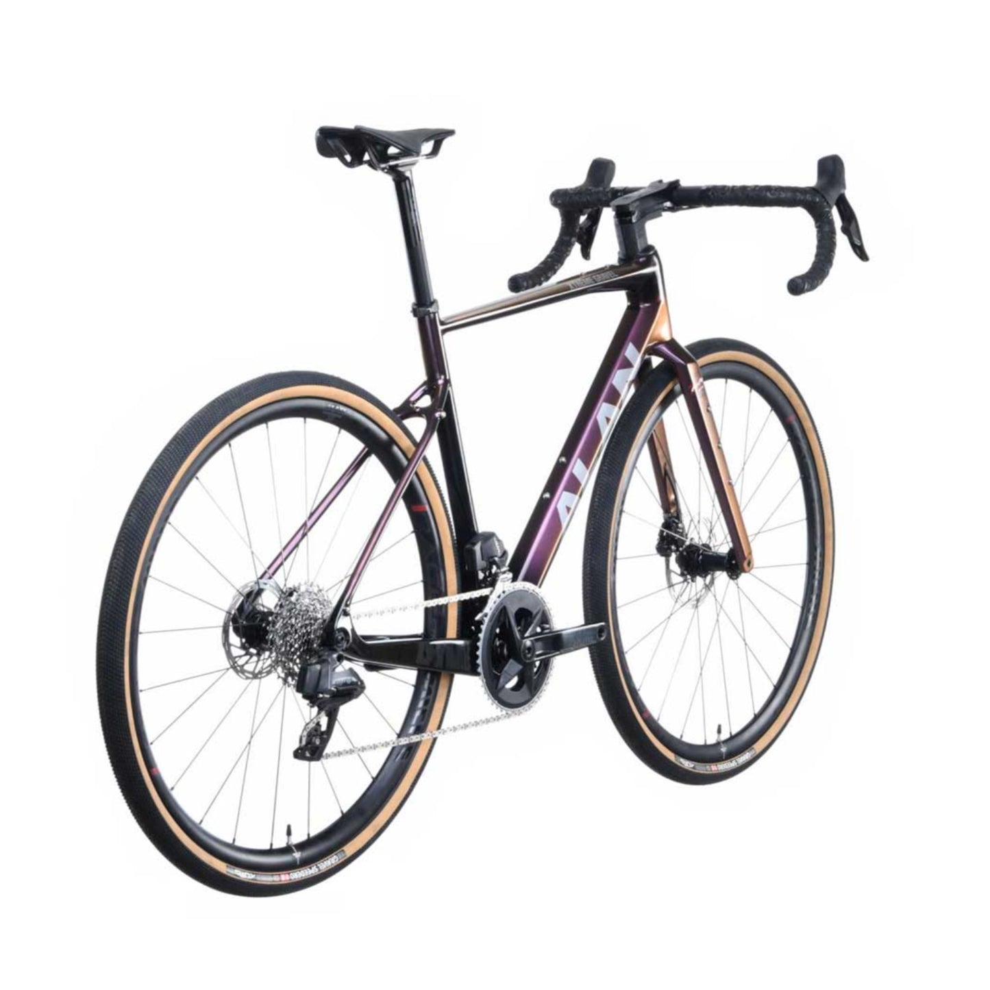 ALAN Xtreme Gravel Carbon Bike | XG4 Golden Purple | Rival AXS XPLR 2x12 Speed