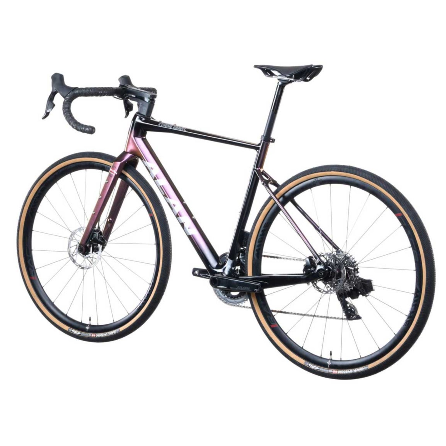 ALAN Xtreme Gravel Carbon Bike | XG4 Golden Purple | Rival AXS XPLR 2x12 Speed