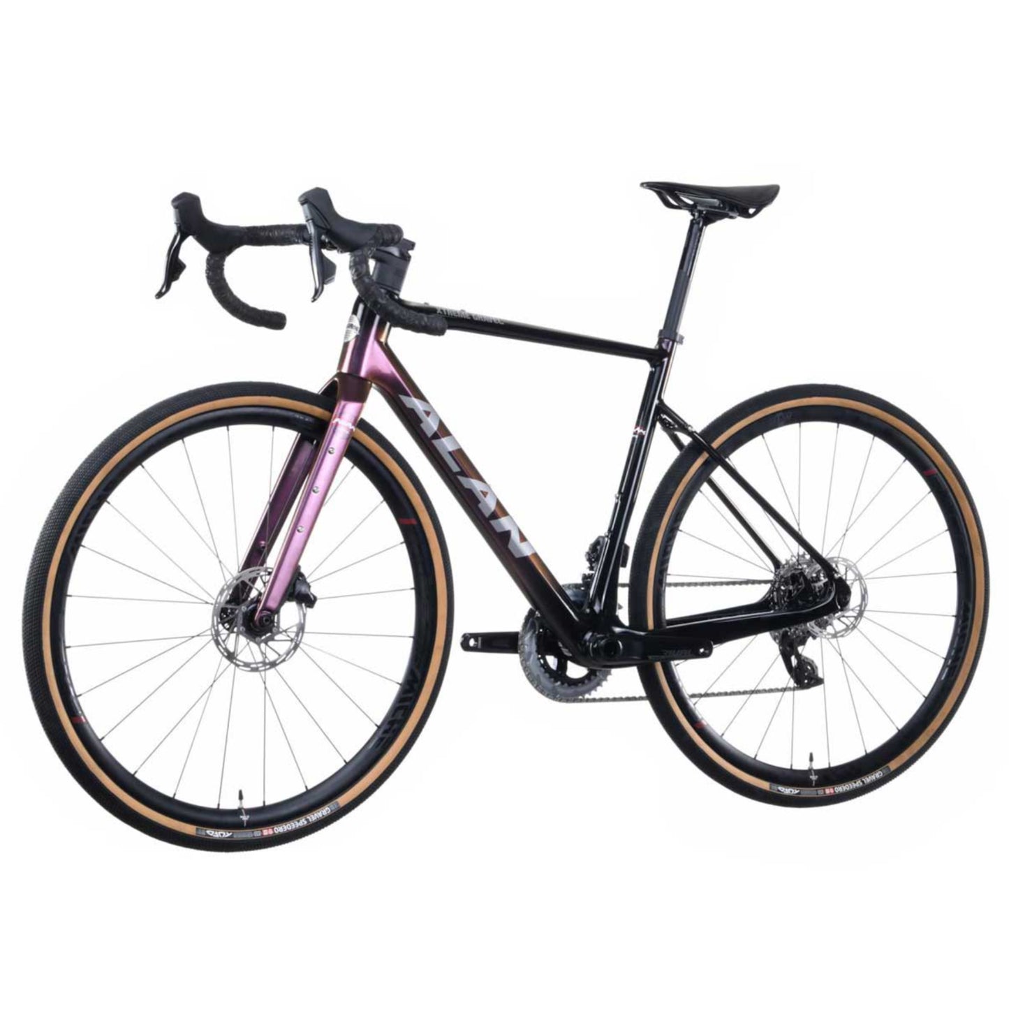 ALAN Xtreme Gravel Carbon Bike | XG4 Golden Purple | Rival AXS XPLR 2x12 Speed