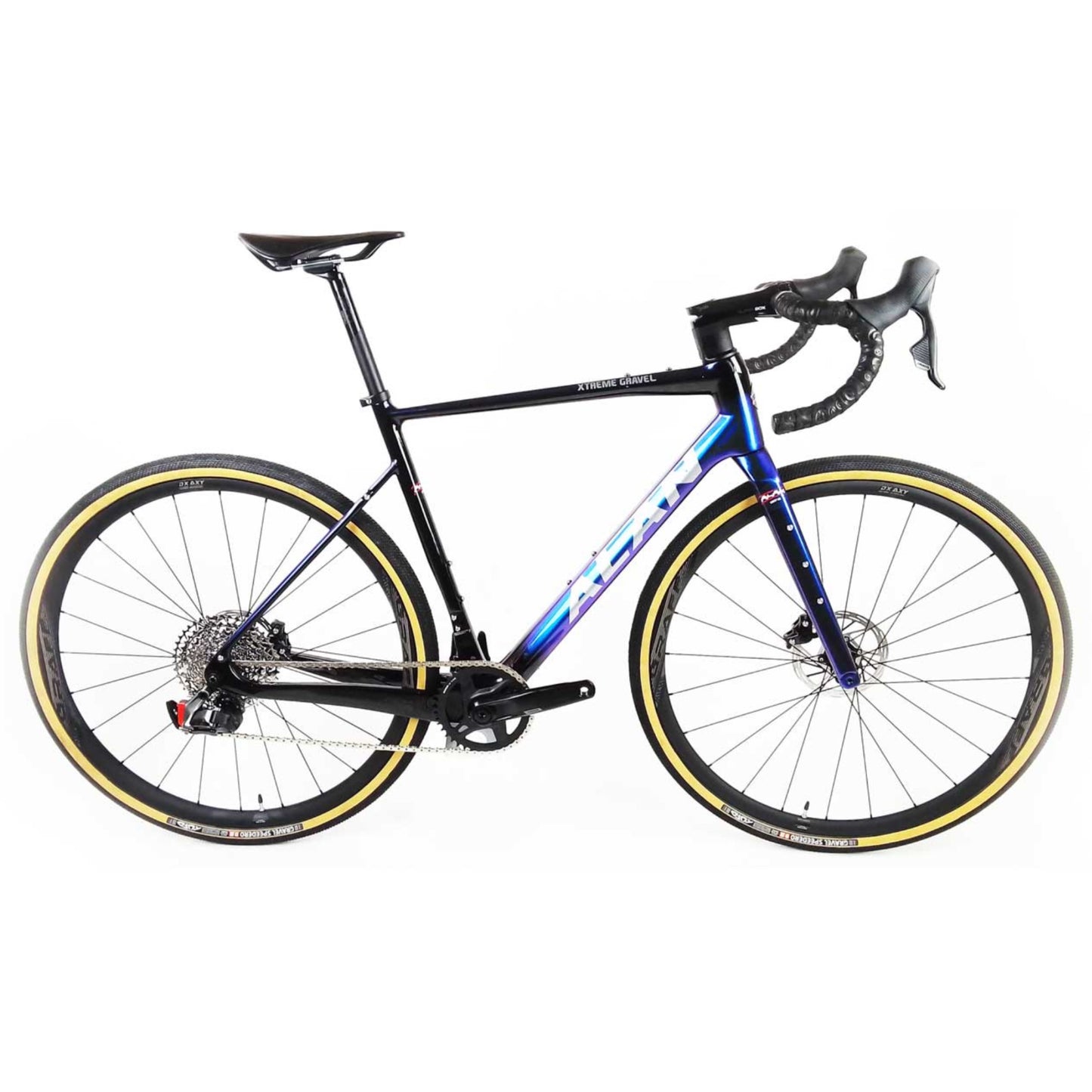 ALAN Xtreme Gravel Carbon Bike | XG5 Blue/Purple | Rival AXS XPLR 1x12 Speed