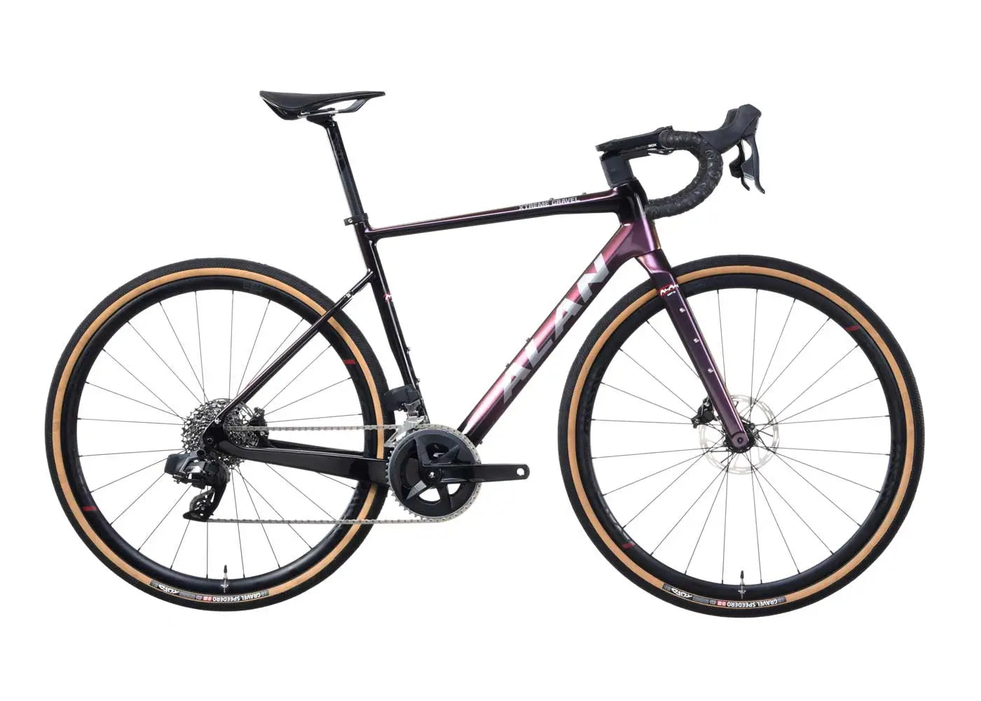 ALAN Xtreme Gravel Carbon Frameset | XG4 Golden Purple