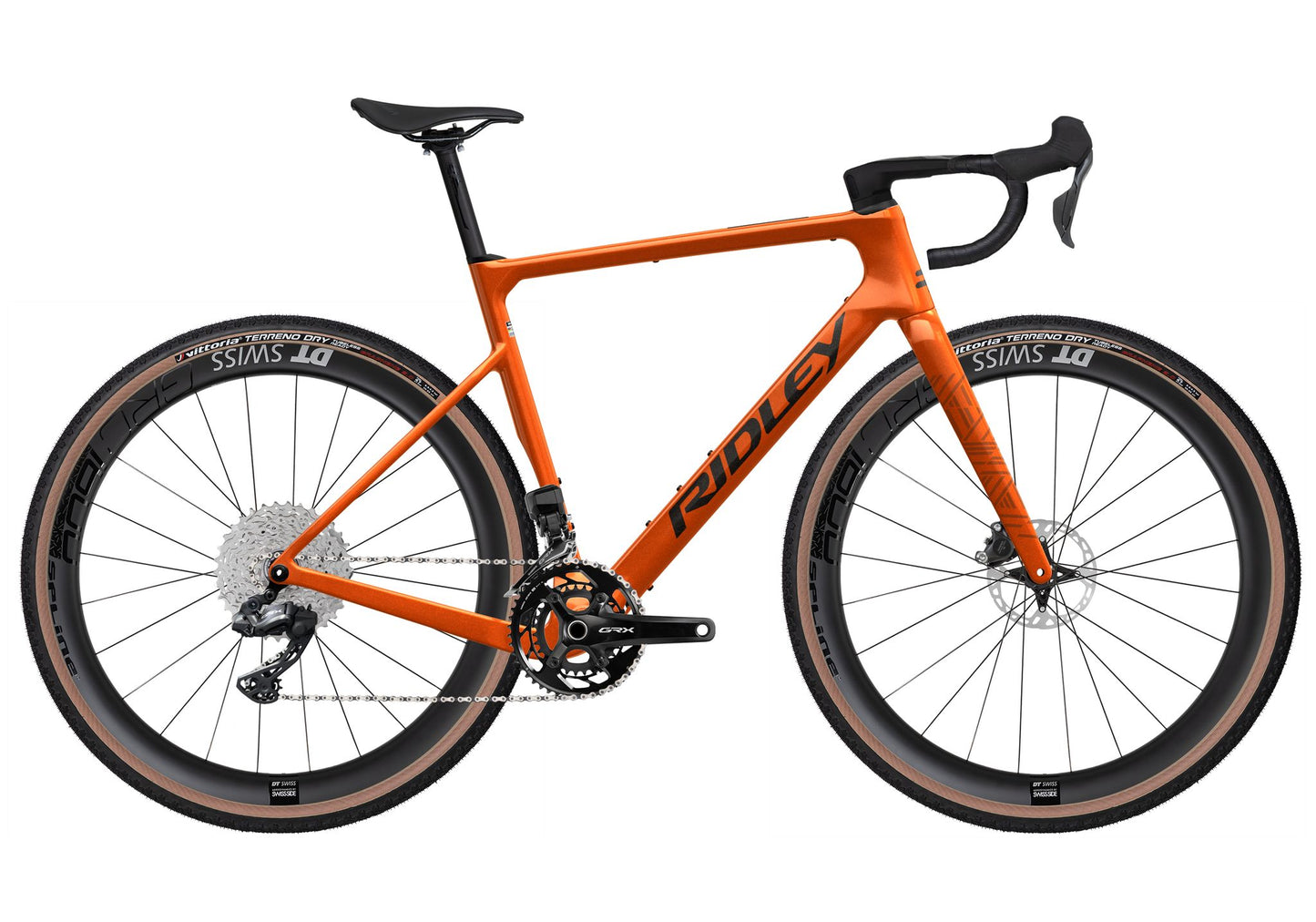 Ridley ASTR Gravel Bike | Rich Orange Metallic | GRX800 DI2 2x12 Speed