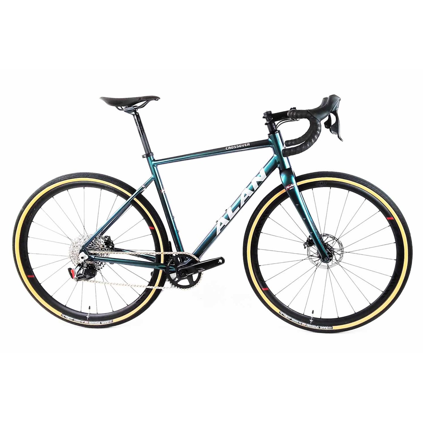 ALAN Crossover Gravel Bike | CVN3 Green/Purple | GRX400 2x10 Speed