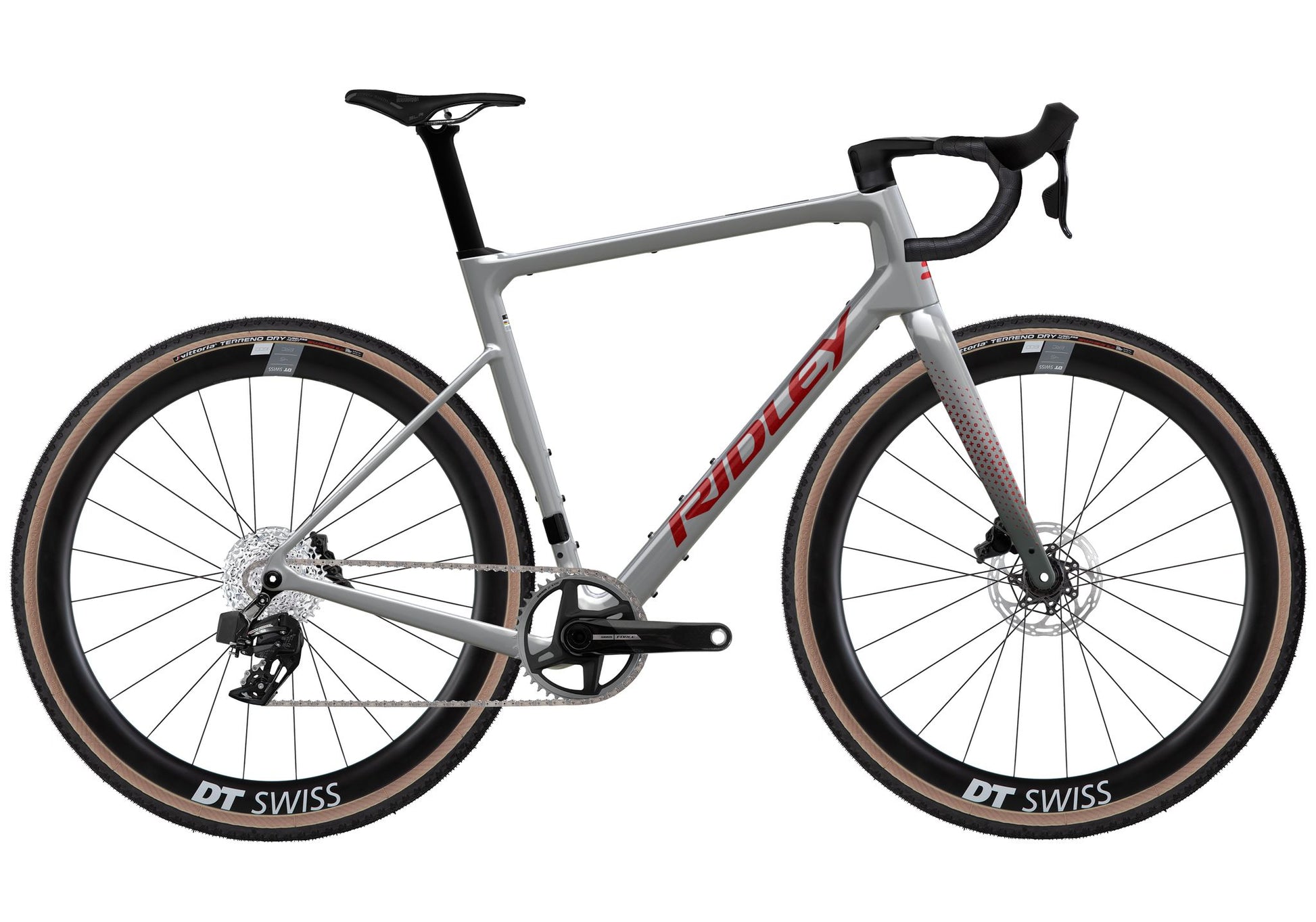 Ridley GRIFN RS Gravel Bike silver SRAM Force AXS XPLR 1x12