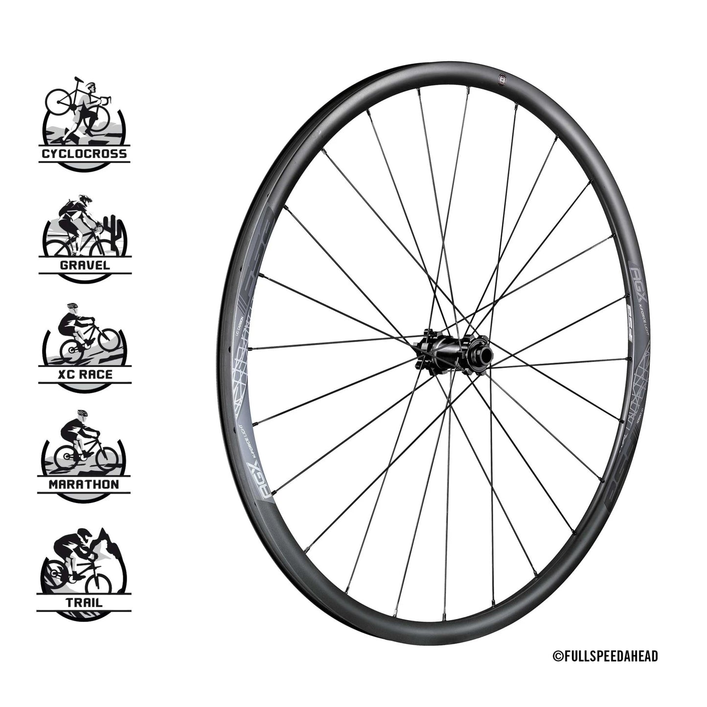 Wheelset FSA K-Force Off-Road AGX i21 DB