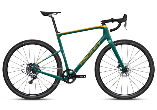 Ridley Kanzo Adventure Gravel Bike | Green/Yellow | SRAM APEX XPLR 1x12 Speed