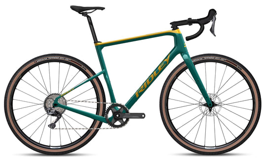 Ridley Kanzo Adventure Gravel Bike | green/yellow | Shimano GRX600 1x12sp