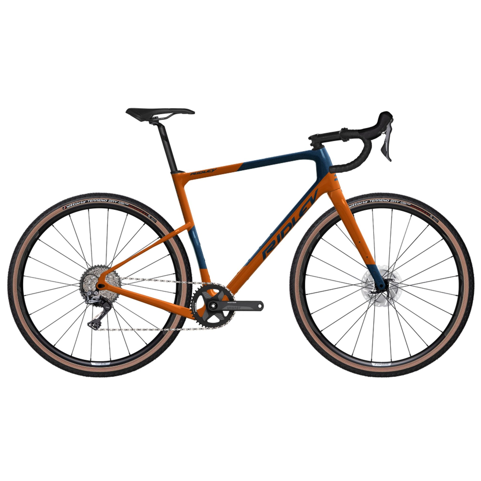 Ridley Kanzo Adventure Gravel Bike Orange Blue GRX800 1x11 Speed GravelBikeShop