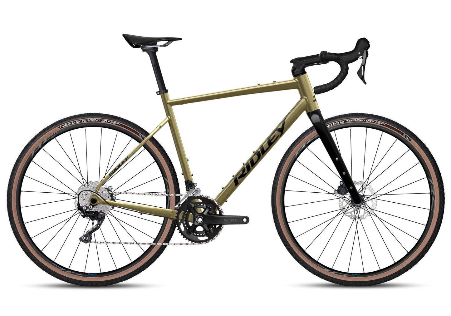 Ridley Kanzo Adventure Alu Gravel Bike Bronze Green Shimano
