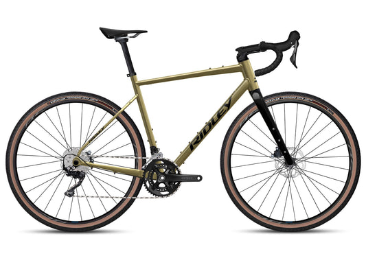 Ridley Kanzo Adventure Alu Gravel Bike | Bronze Green | Shimano GRX 400 2x10sp