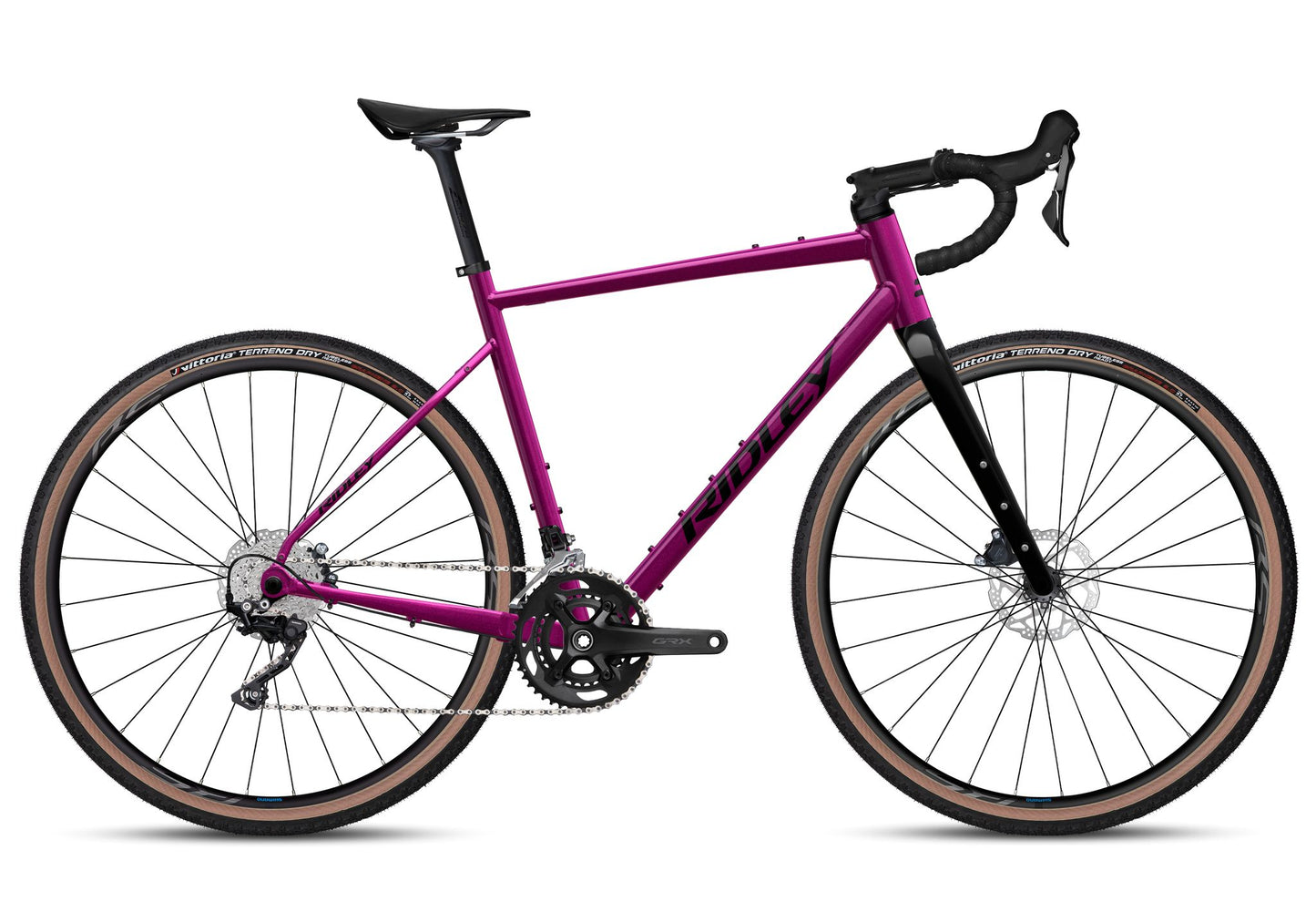 Ridley Kanzo Adventure Alu Gravel Bike | Jazzberry Jam Metallic | Shimano GRX 400 2x10sp